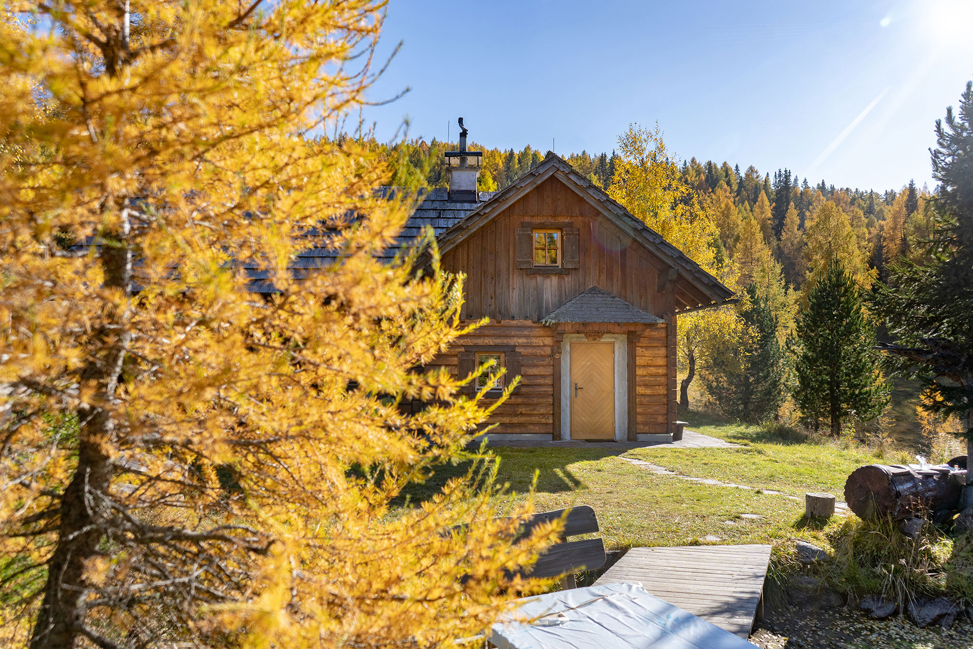 Hüttenurlaub im Herbst